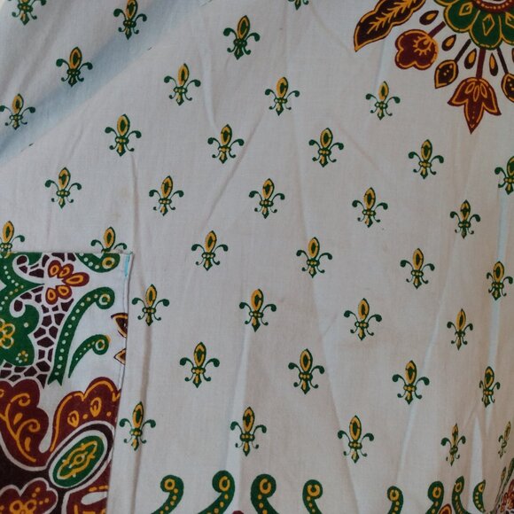 Vintage Jamaican Dashiki Tunic Shirt Size Large Pockets Hippie Boho Blue - Picture 7 of 13